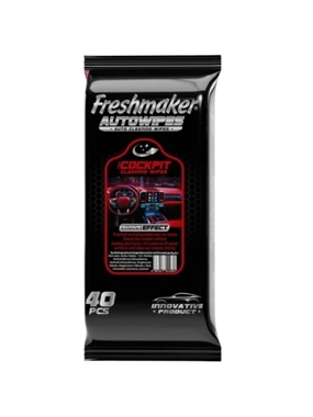 Fresh Maker Wet Wipes for Car Dashboard 40PCS
