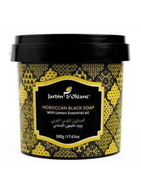 JARDIN OLIAN MOROCCAN SOAP WITH LEMON ESSENTIAL OIL