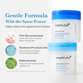 MEDICUBE PADS GENTLE ZERO FOR CLEANING THE FACE
