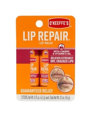 O’Keefs Lip Balm With Cherry Scent 2 Pieces