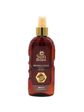 SUN BROWN OIL TANNING WITH COCOA