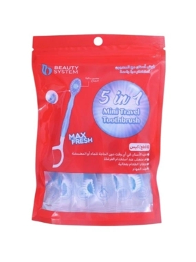 Beauty System toothbrush and toothpaste with dental floss with mint flavor