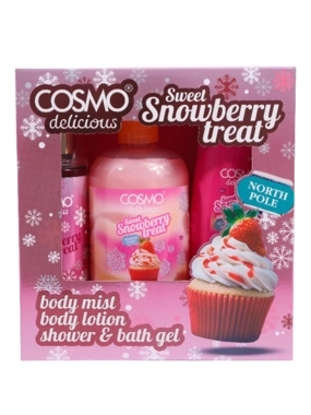 Cosmo Delicious body care set perfume, lotion, and shower gel
