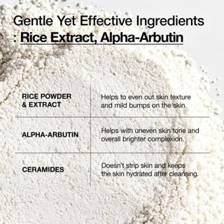 Anwa Rice Enzyme Powder Cleanser For Skin Brightening