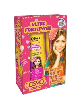 COSMO BOUNCE EXTRA STRENGTH SHAMPOO + CONDITIONER SET FOR ALL HAIR TYPES FOR CHILDREN