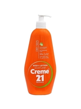 Cream 21 lotion for body dry skin with aloe vera.