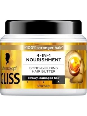 SCHWARZKOPF GLISS NOURISHING MASK 4IN1 FOR STRESSED AND DAMAGED HAIR