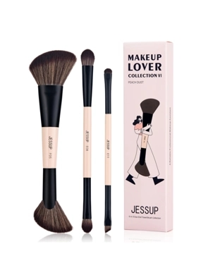 Jisup 3-Piece Face Makeup Brush Set T507