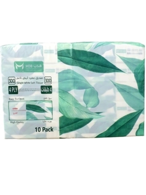 HADAB SINGLE WHITE NAPKINS 300 PIECES