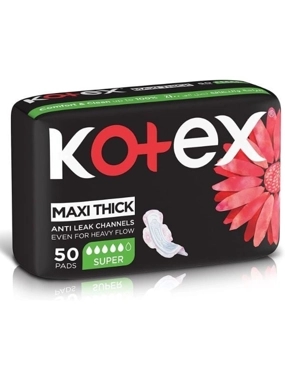 Kotex Maxi Pads Super with Wings