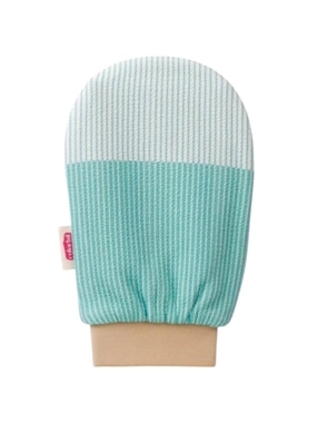 professional exfoliating loofah with layer of linen