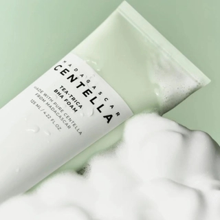 Skin Wash Foam Centella For Cleansing Skin With Tea