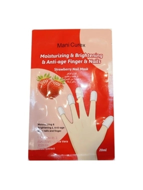 MINI CUREX NAIL MASK MOISTURIZING AND PROTECTION AND BRIGHTENING WITH STRAWBERRY