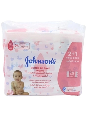J&J BABY WIPES GENTLE ALL OVER