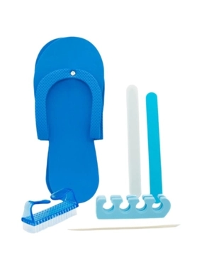 FOOT CARE SET / BRUSH, BLUE 8 × 1