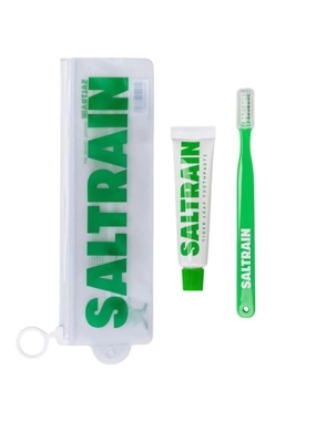SALTRAIN TOOTHPASTE WITH BRUSH TIGER LEAF SUPREME FRESHNESS