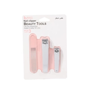 BEAUTY SYSTEM NAIL SCISSOR AND POLISHER 3 PIECES BK25-052