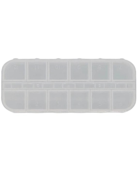 SALON SYSTEM EMPTY NAIL ORGANIZER BOX