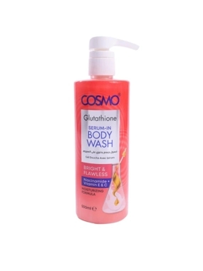 Cosmo Glutathione Body Wash containing Niacinamide Serum and Vitamins E & C