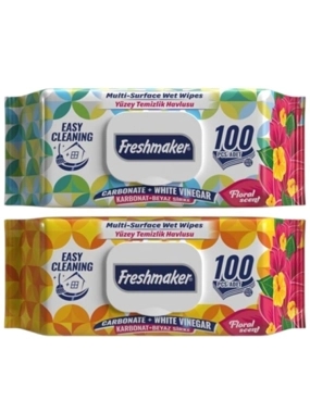 Fresh Maker Surface Cleaning Wet Wipes (Easy Cleaning) 100PCS