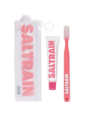 SALTRAIN TOOTHPASTE WITH BRUSH FRESHNESS STAYS FOR LONG