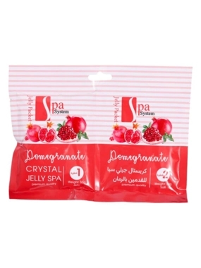 Spa System Crystal Foot Jelly with Pomegranate Step 1 and 2