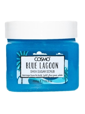 COSMO SUGAR SCRUB/ SHEA BUTTER BLUE LAGOON