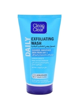 clean & clear facial exfoliating wash