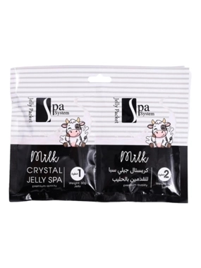 Spa System Crystal Foot Jelly with Milk Step 1 and 2