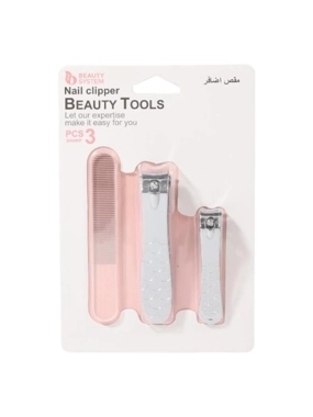 BEAUTY SYSTEM NAIL SCISSOR AND POLISHER 3 PIECES BK25-051