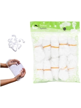SALON SYSTEM DISPOSABLE PLASTIC SHOWER CAP