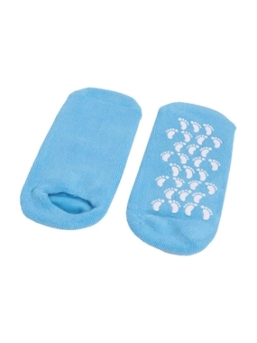 SPA SYSTEM SOCKS GEL FOOT MOISTURIZING BLUE