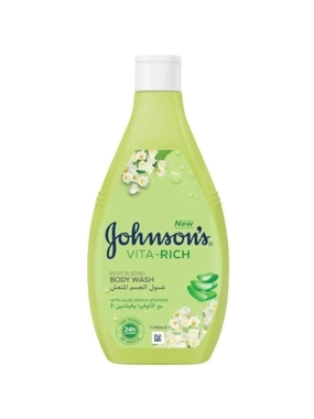 J&J BODY WASH VITA RICH ALOE VERA & VITAMIN E