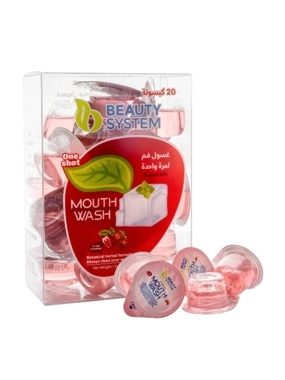 BEAUTY SYSTEM MOUTHWASH CAPSULES FRESH WITH-STRAWBERRY FLAVOR