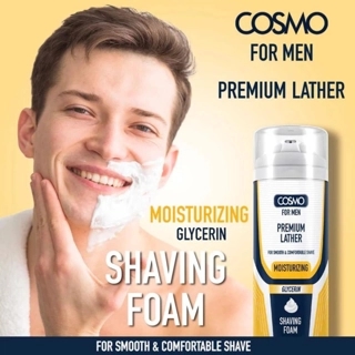 COSMO SHAVING FOAM MOISTURIZING GLYCERIN