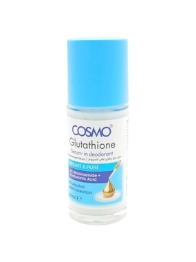 Cosmo Glutathione deodorant containing niacinamide serum and hyaluronic acid