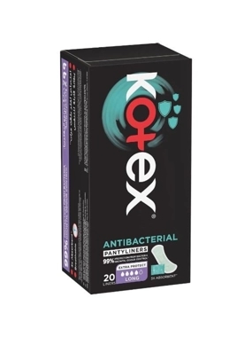 Kotex Antibacterial Cotton Panty Liners 20 Pads