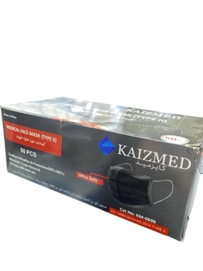 CASEMED MASKS MEDICAL COLOR BLACK