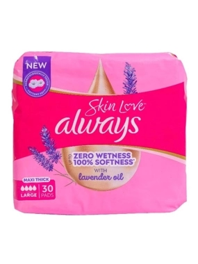 ALWAYS SOFT & BREATHABLE LARGE SANITARY WINGS