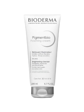 BIODERMA FOAMING CREAM BRIGHTENING, EXFOLIATING & MOISTURIZING CLEANSER