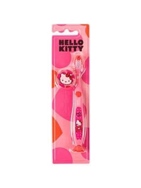 HELLO KITTY TOOTHBRUSH WITH COVER AND BASE
