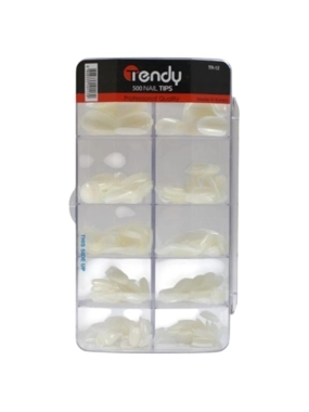 TRENDY NAILS WHITE BOX TR-12-500