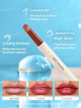 SHGLAM GLOSS AND PLUMPER LIPS SHINY PERFECT