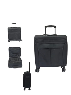 SALON SYSTEM MAKEUP BAG BLACK FABRIC 4421