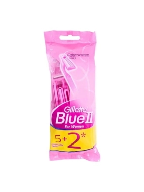 GILLETTE BLUE 2 WOMEN'S RAZOR 5+2 7 PIECES