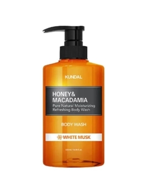 KUNDAL BODY WASH PURE WITH HONEY AND MACADAMIA WITH WHITE MUSK