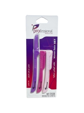 PROFESSIONAL WOMEN'S RAZORS COLORED