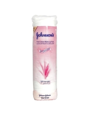 J&J COTTON PURE BEAUTY COTTON PADS 80 ROUND PADS