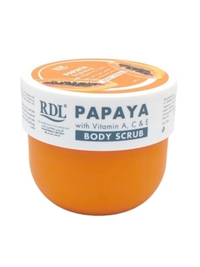 RDL Body Scrub With Papaya Extract And Vitamins A, C, E