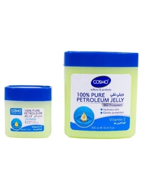 COSMO VASELINE PURE JELLY 100% PETROLEUM / VITAMIN E MOISTURIZING & SOOTHING SKIN